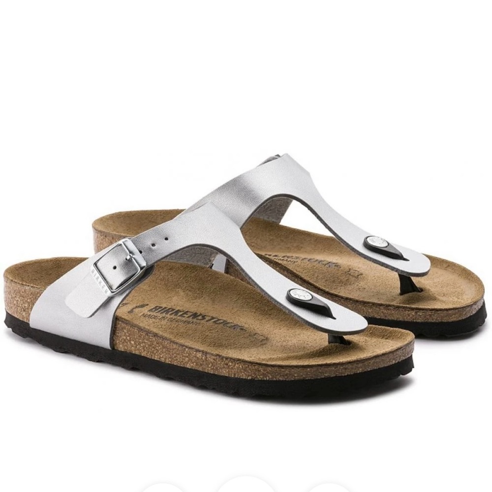 Birkenstock - Gizeh Metallic Footbed Sandal
